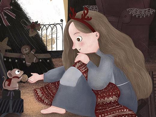 圣诞节插画（个人主页-ZNDQwNzAzMTI=） - 儿童插画 - 站酷设计师洛涂洛画原创素材 - 站酷ZCOOL