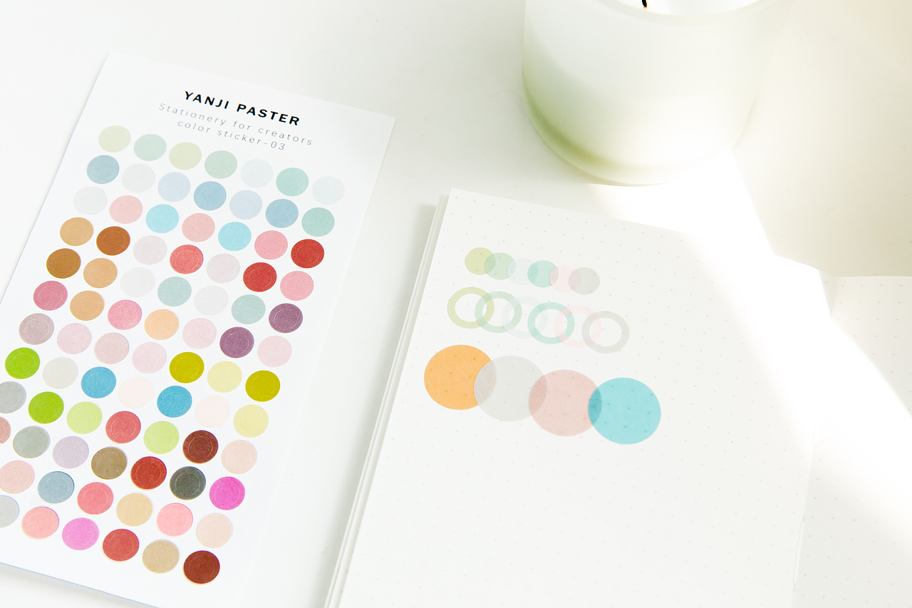 文创产品 | ins复古圆点贴