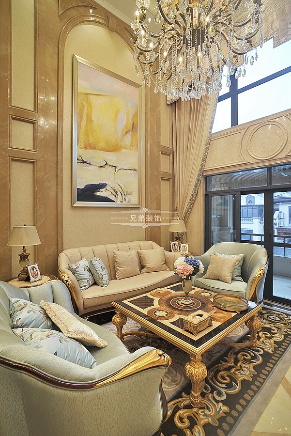 晋愉融府装修|晋愉融府跃层装修设计实景案例|兄弟装饰大渡口店电话18623005491