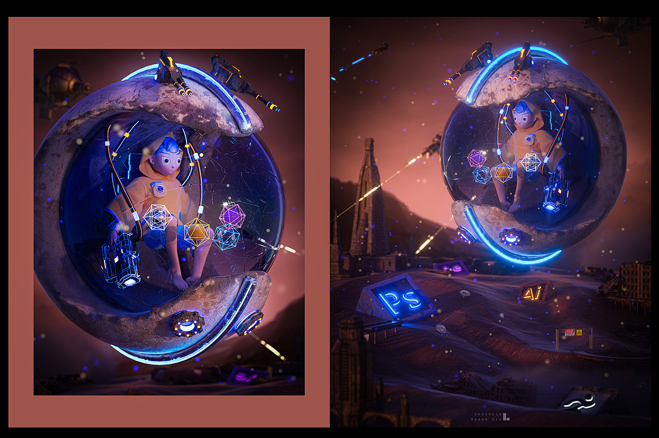 2020C4D年度總結（图ZMjM4MTA0OTI0） - 场景 - 站酷设计师汤姆克卤蛋原创素材 - 站酷ZCOOL