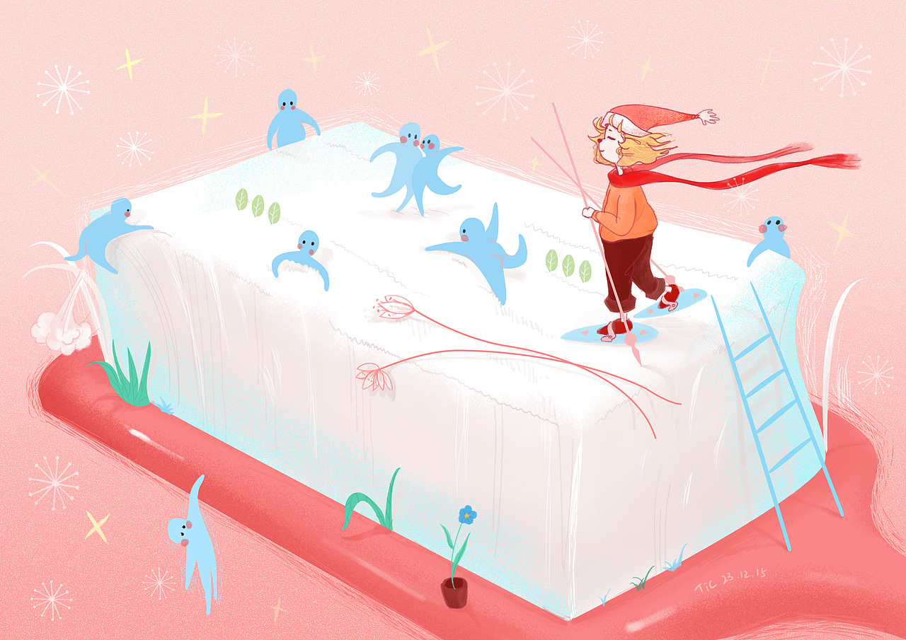走开!我要对2016耍流氓了(图ZMzk3NDYwMjg=) - 艺术插画 - 站酷设计师Ticcc原创素材 - 站酷ZCOOL