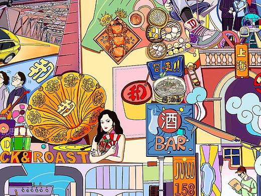 RUIS锐思×大众汽车城市壁画之《上海站》