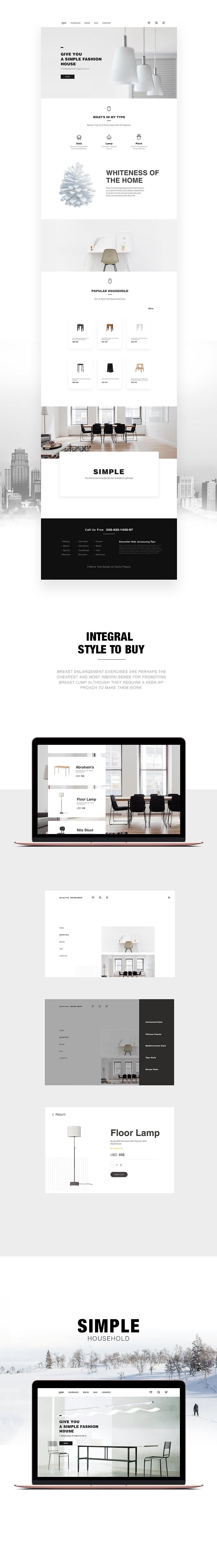 SIMPLE HOUSEHOLD 简约家居（图ZNzM4MjIyMTY=） - APP界面 - 站酷设计师Jason_ZJ原创素材 - 站酷ZCOOL