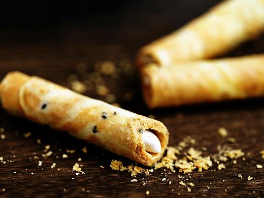 牛轧糖蛋卷包装设计零食盒子纸盒包装设计