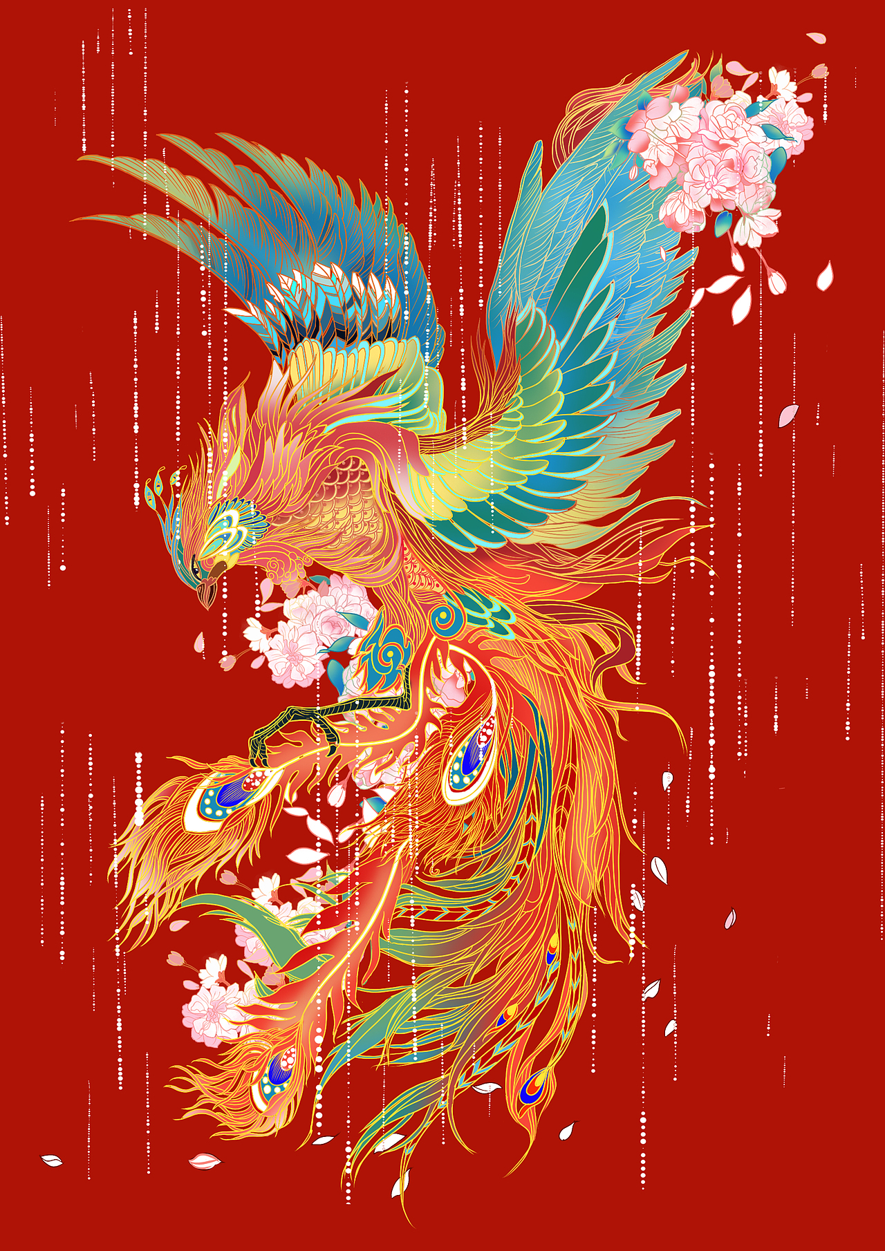 泉州贺年||国潮风插画春节新年长卷(图ZMjc4Njg4MzQ4) - 商业插画 - 站酷设计师锦玉公子原创素材 - 站酷ZCOOL