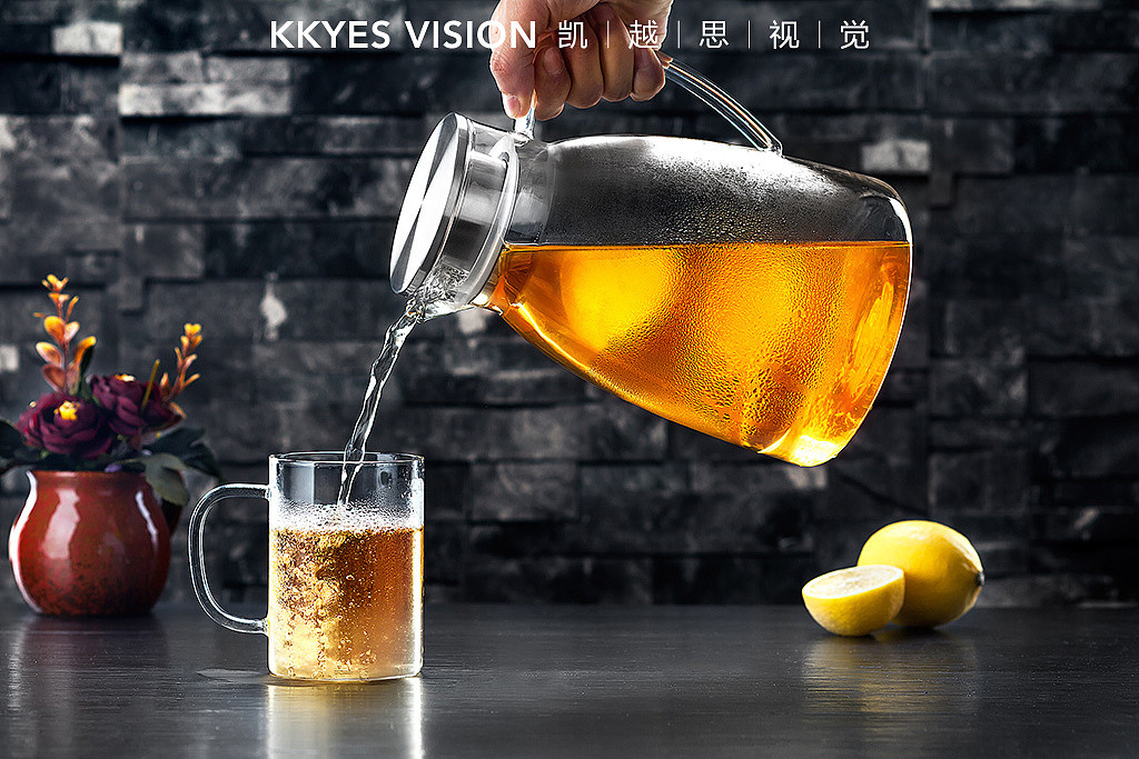玻璃水杯 冷水壶 静物拍摄 商业产品摄影