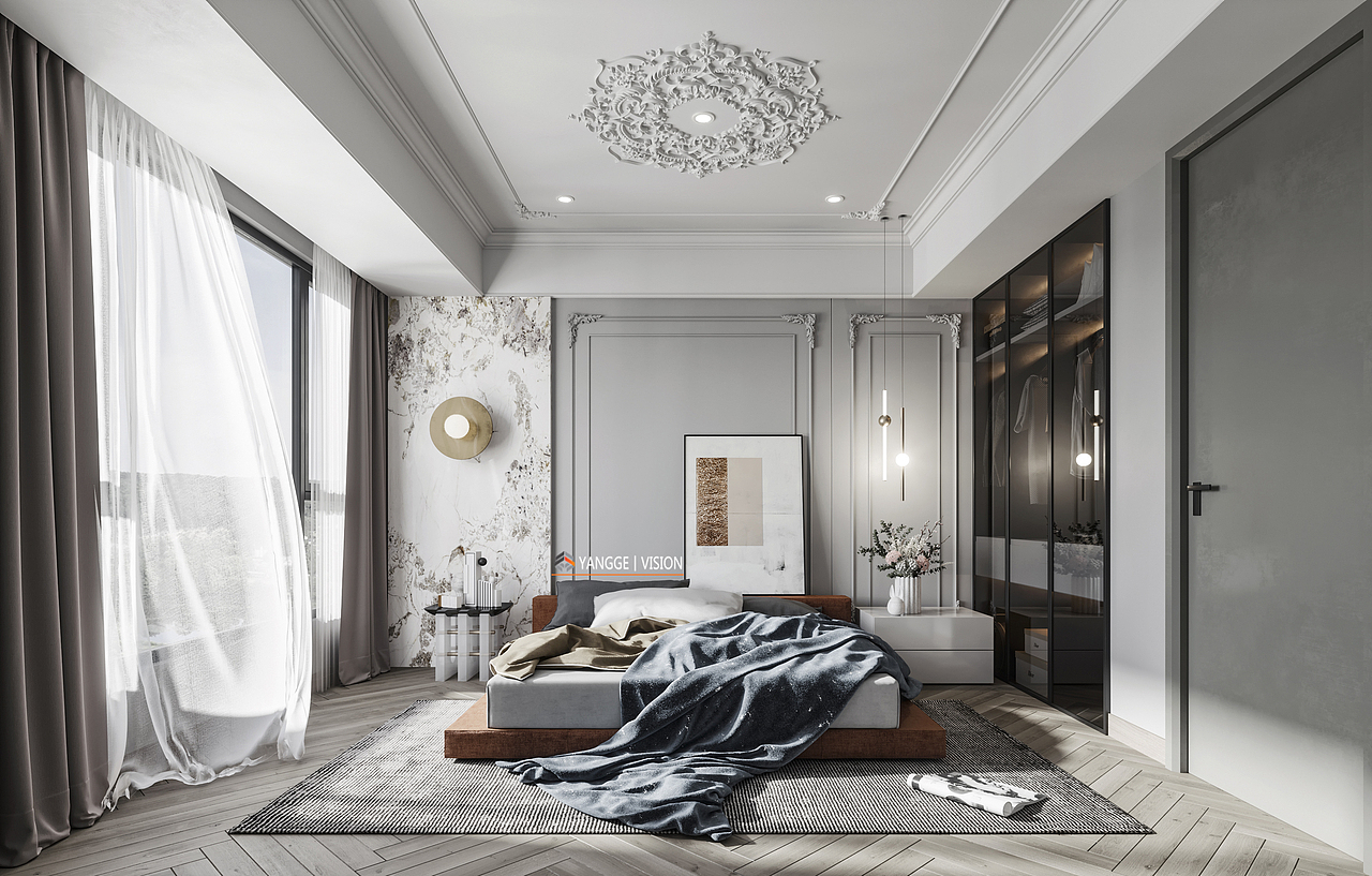 现代轻奢丨客厅（图ZMjI3MDExOTEy） - 家装设计 - 站酷设计师画图小哥原创素材 - 站酷ZCOOL