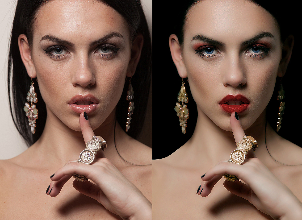 人像精修练习（图ZMjEwNDEzNjMy） - 其他 - 站酷设计师黑夜的白猫原创素材 - 站酷ZCOOL