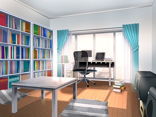 【场景 - 原画】书房