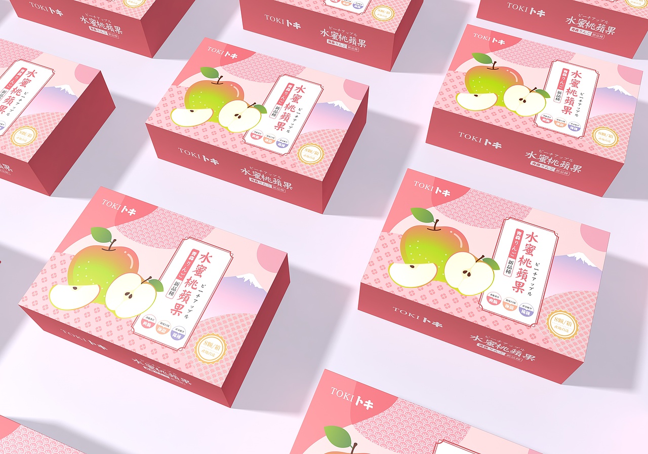 水蜜桃苹果包装方案