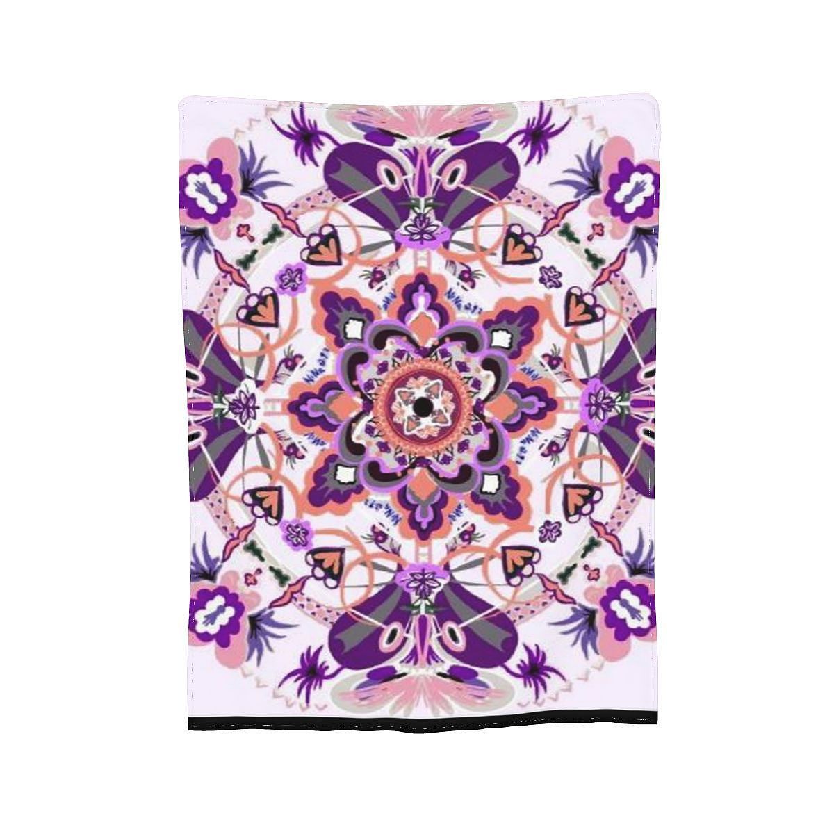 又又换了一个样机的紫色花型图案设计（图ZMzQ5ODY2NDgw） - 配饰 - 站酷设计师ninaninababay原创素材 - 站酷ZCOOL