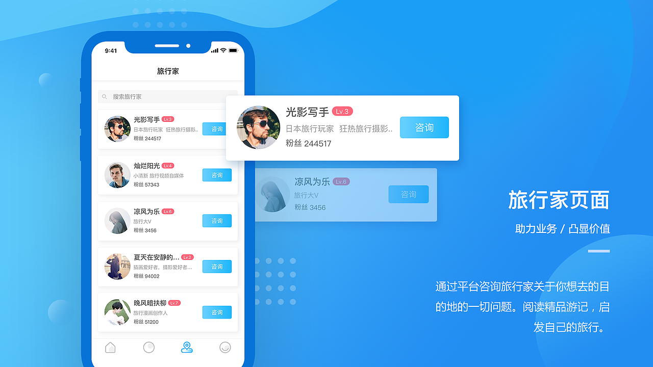 兔子旅行家app设计