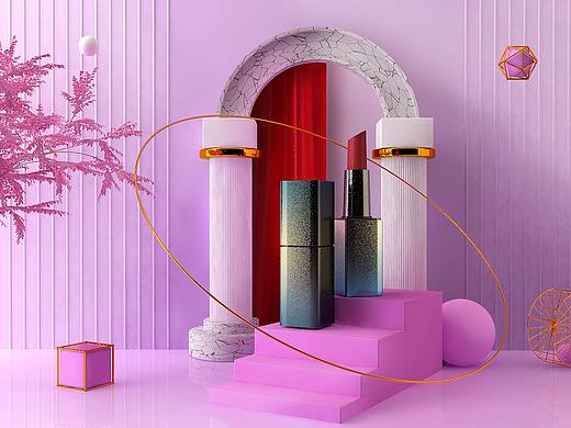 C4D电商场景作品