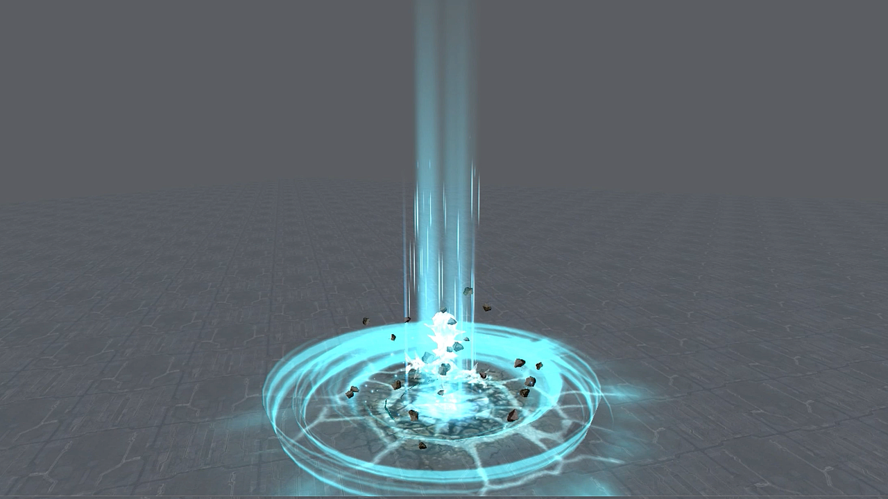 游戏特效/气斩/幻影连击/圣光制裁