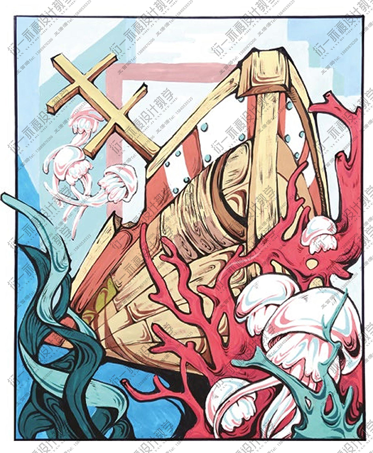 衍一亦渡设计/鲁美设计装饰画