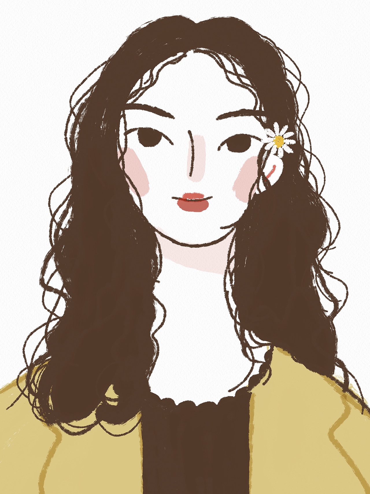 练习｜头像绘制（图ZMjI0MzU3MTEy） - 新锐潮流插画 - 站酷设计师懒猫hpp原创素材 - 站酷ZCOOL