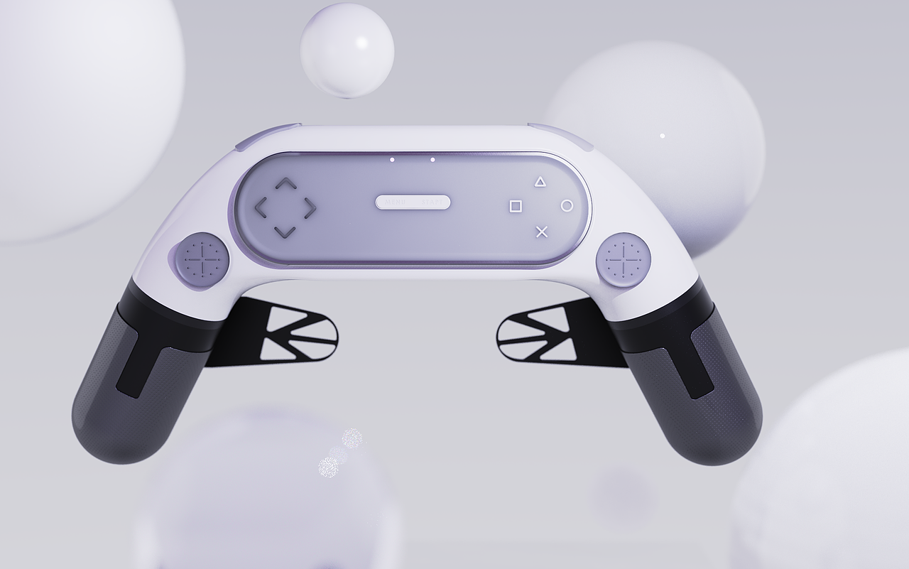 临摹渲染图：游戏手柄（图ZMjM2MTIyNTY4） - 电子产品 - 站酷设计师嗷呜呜呜呜呜呜原创素材 - 站酷ZCOOL