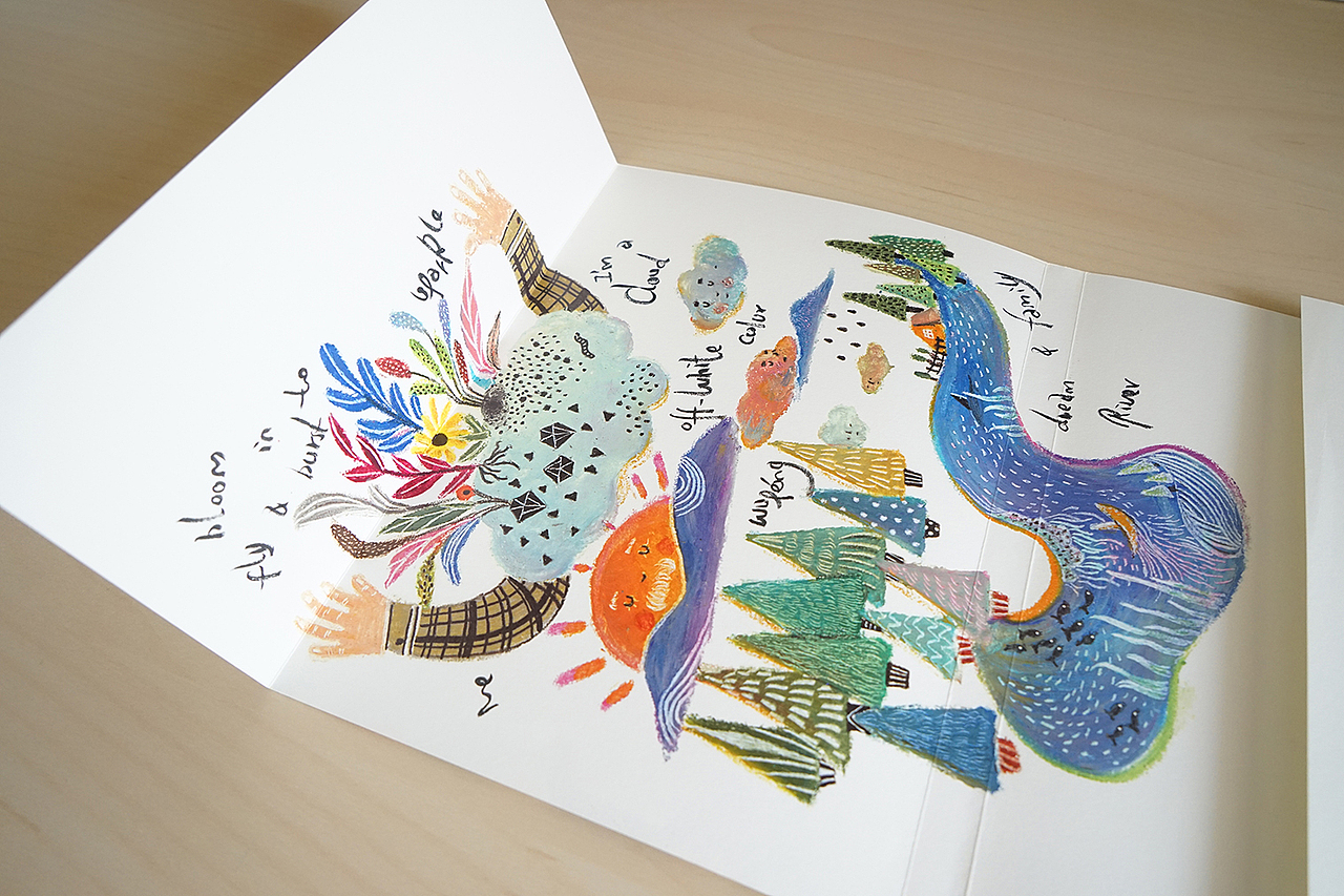 我人生的第一本书《油画棒创想绘》（图ZNzk5MTU1MDQ=） - 商业插画 - 站酷设计师巧克力电台原创素材 - 站酷ZCOOL