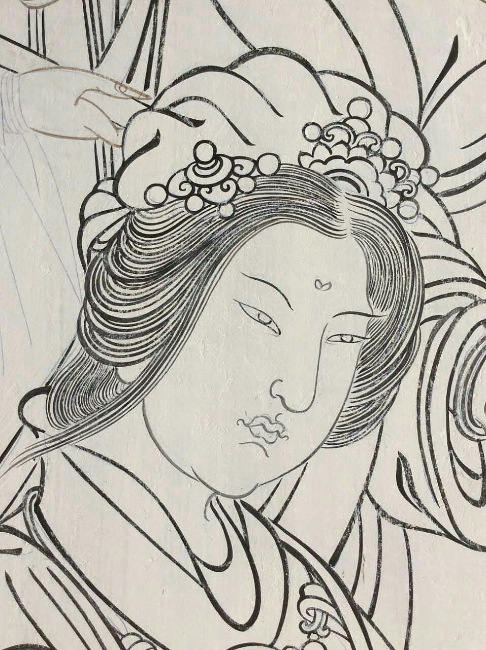 山西高平炎帝陵炎帝大殿主体泥墙传统壁画二（图ZNzIxNTgwODA=） - 绘画 - 站酷设计师大光明王原创素材 - 站酷ZCOOL