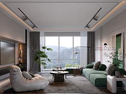 Enscape for sketchup┃现代无主灯设计