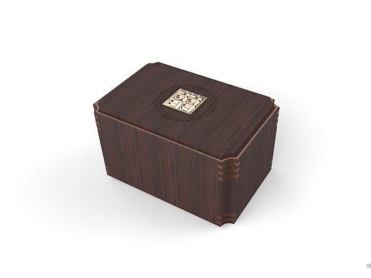 “双喜临门”传家收藏盒