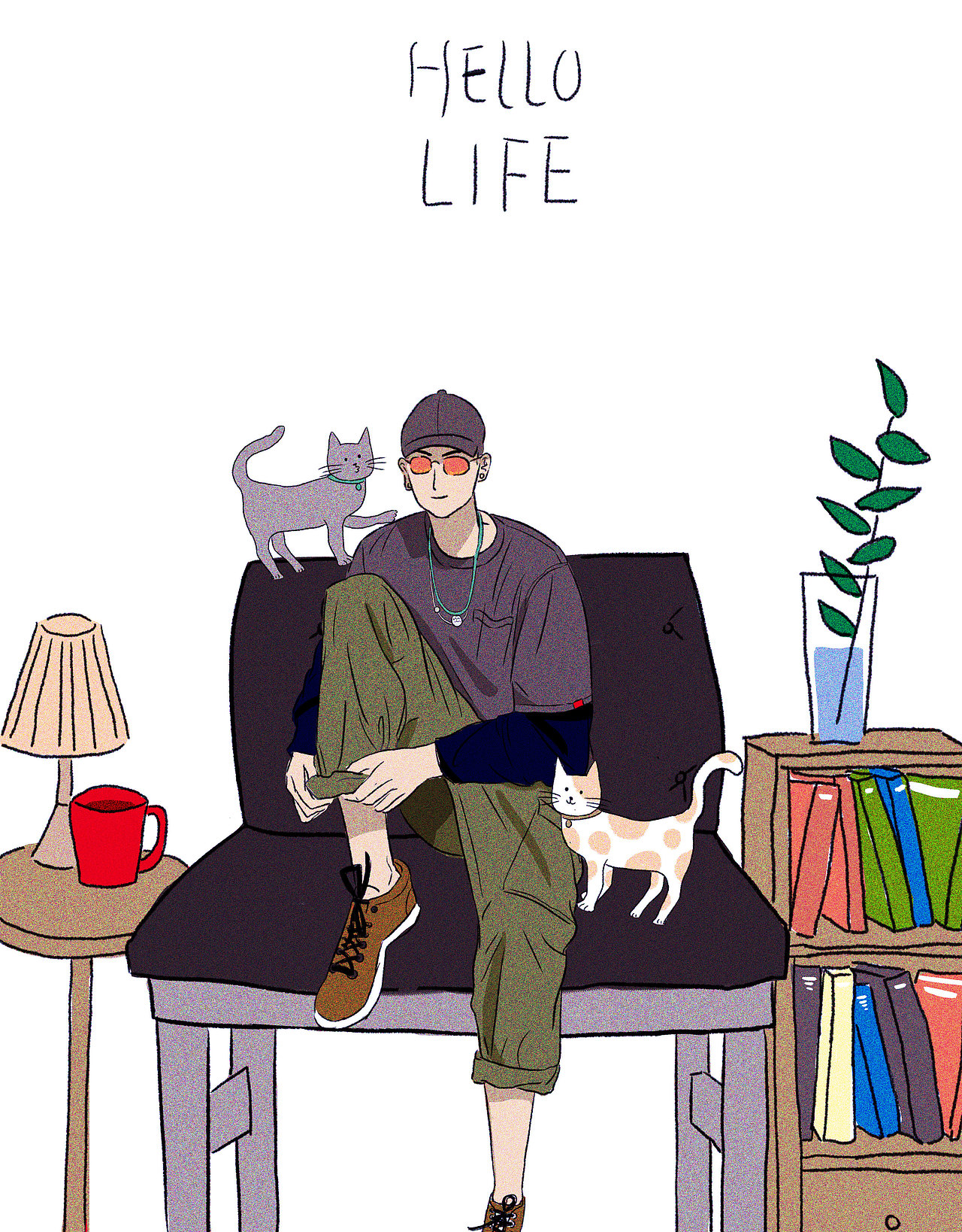 "a week"人物练习（图ZMTY5NzY3NjI4） - 艺术插画 - 站酷设计师四一44原创素材 - 站酷ZCOOL