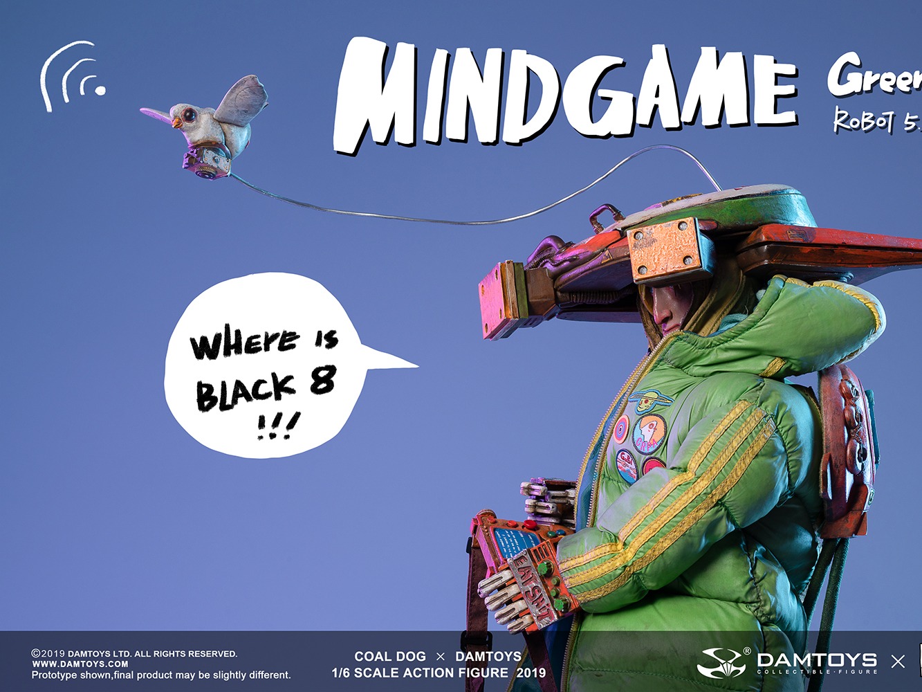 新的玩具作品 Mindgame系列新成员-绿6 Green six