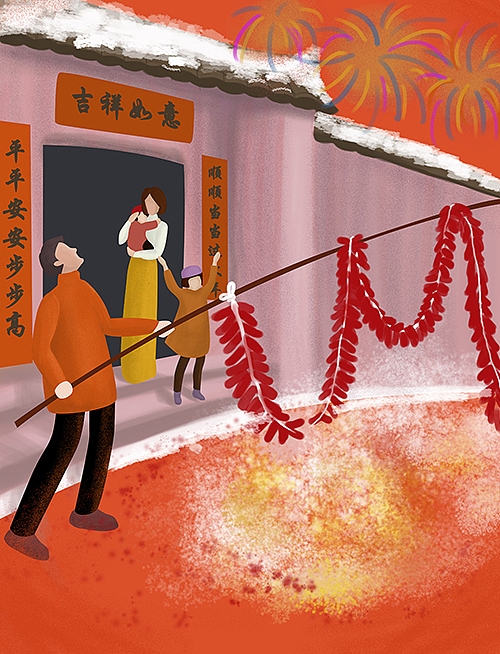 节日系列手绘（图ZMjEzNjk5NTIw） - 创作习作 - 站酷设计师zl棕榈原创素材 - 站酷ZCOOL