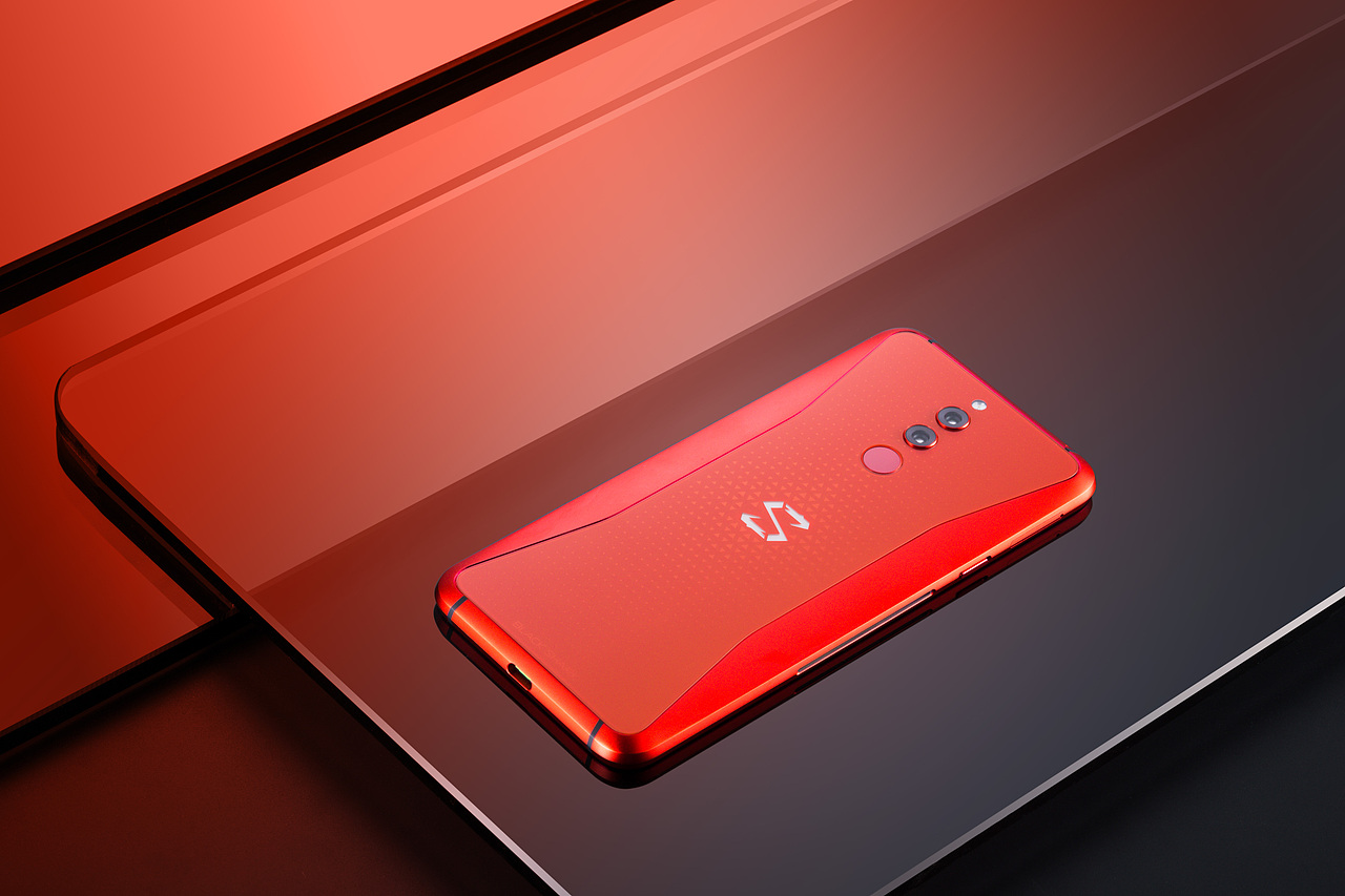 黑鲨Helo红色开箱