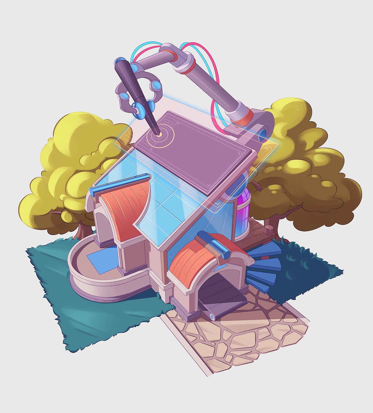 q版丨我的板绘工坊|插画|创作习作|漫绘新风 - 原创作品 - 站酷