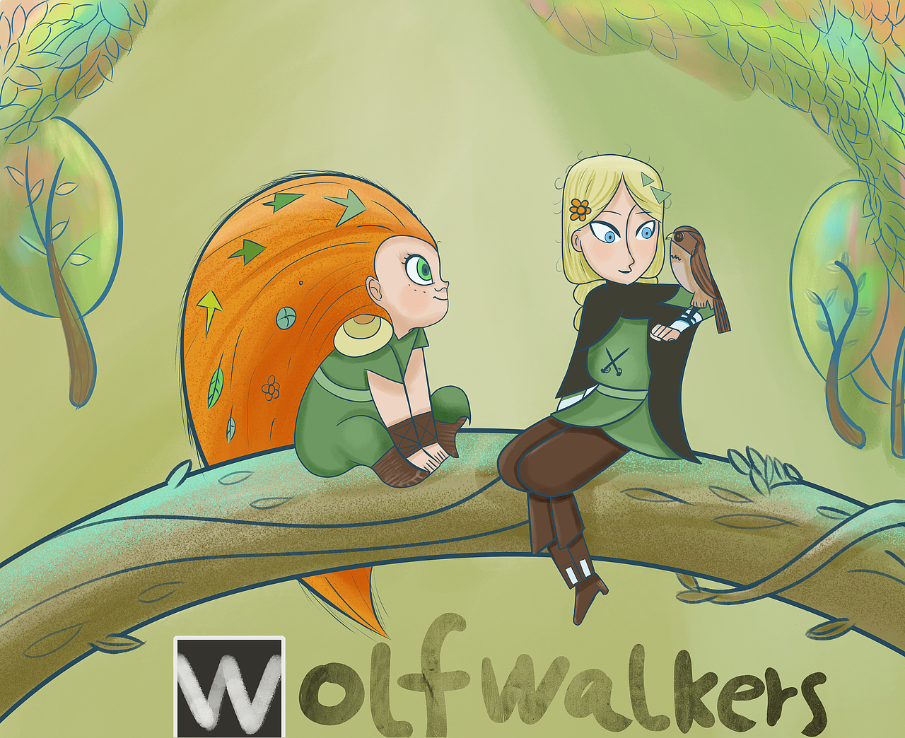 電影《狼行者》同人（圖ZMjY3MDMyNDU2） - 繪本 - 站酷設(shè)計師堅持畫畫的樂樂原創(chuàng)素材 - 站酷ZCOOL