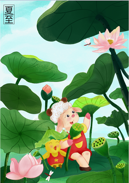 二十四节气（图ZMjgwNzI3Mjgw） - 儿童插画 - 站酷设计师梁耀筠原创素材 - 站酷ZCOOL