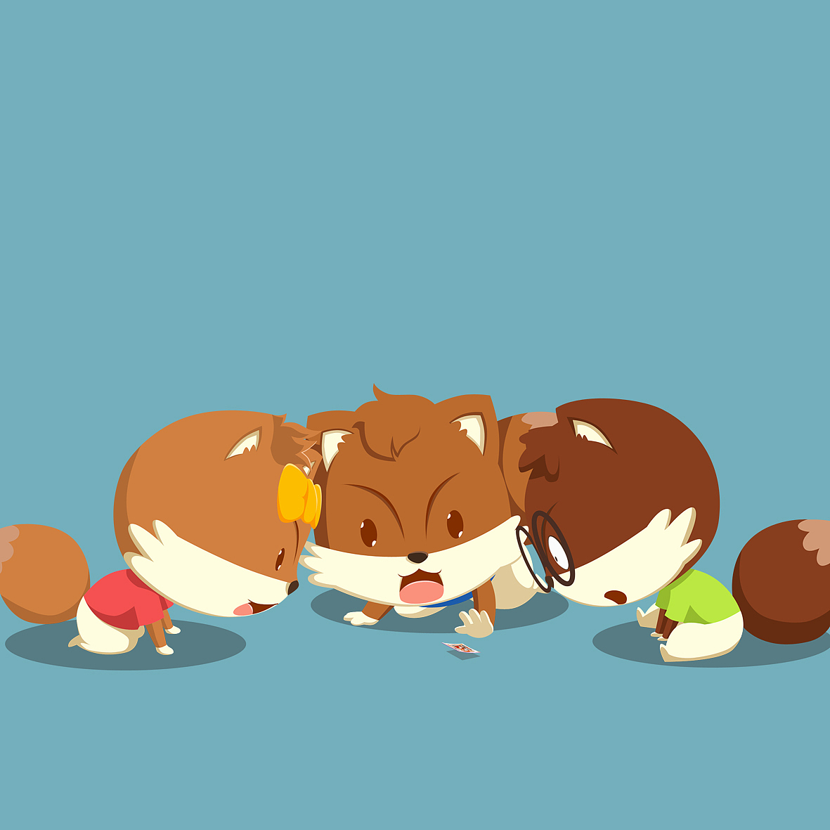 【三只松鼠】校园 生活 追忆 儿时（图ZMzYwNTAyMTI=） - 商业插画 - 站酷设计师松鼠IP内容中心原创素材 - 站酷ZCOOL