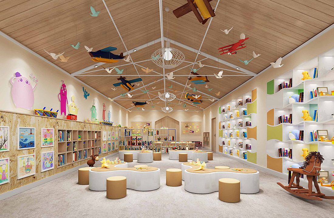 幼儿园设计_早教设计_助力完美的早教装修方案