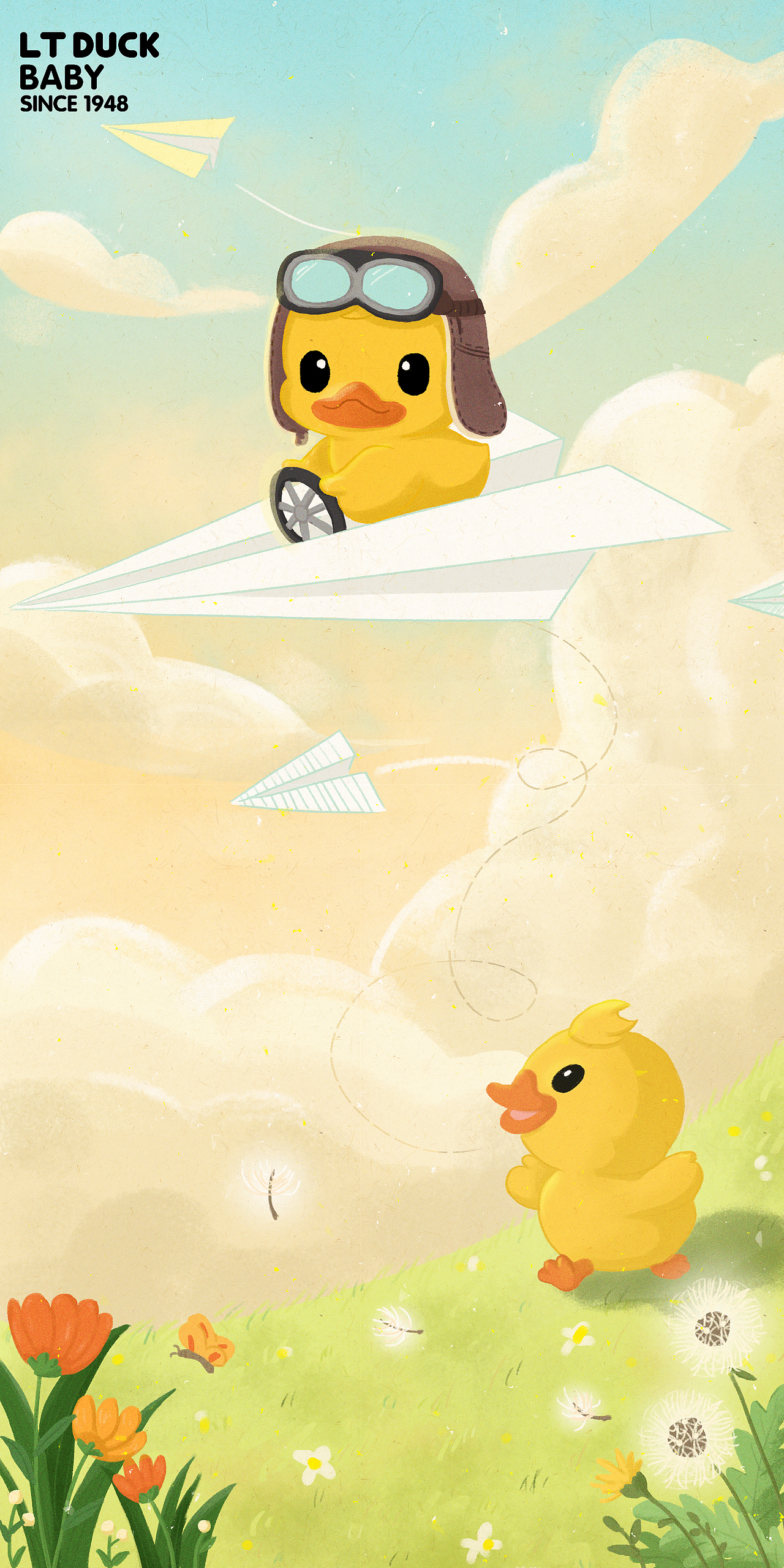 壁纸丨小黄鸭LT DUCK童年回忆杀
