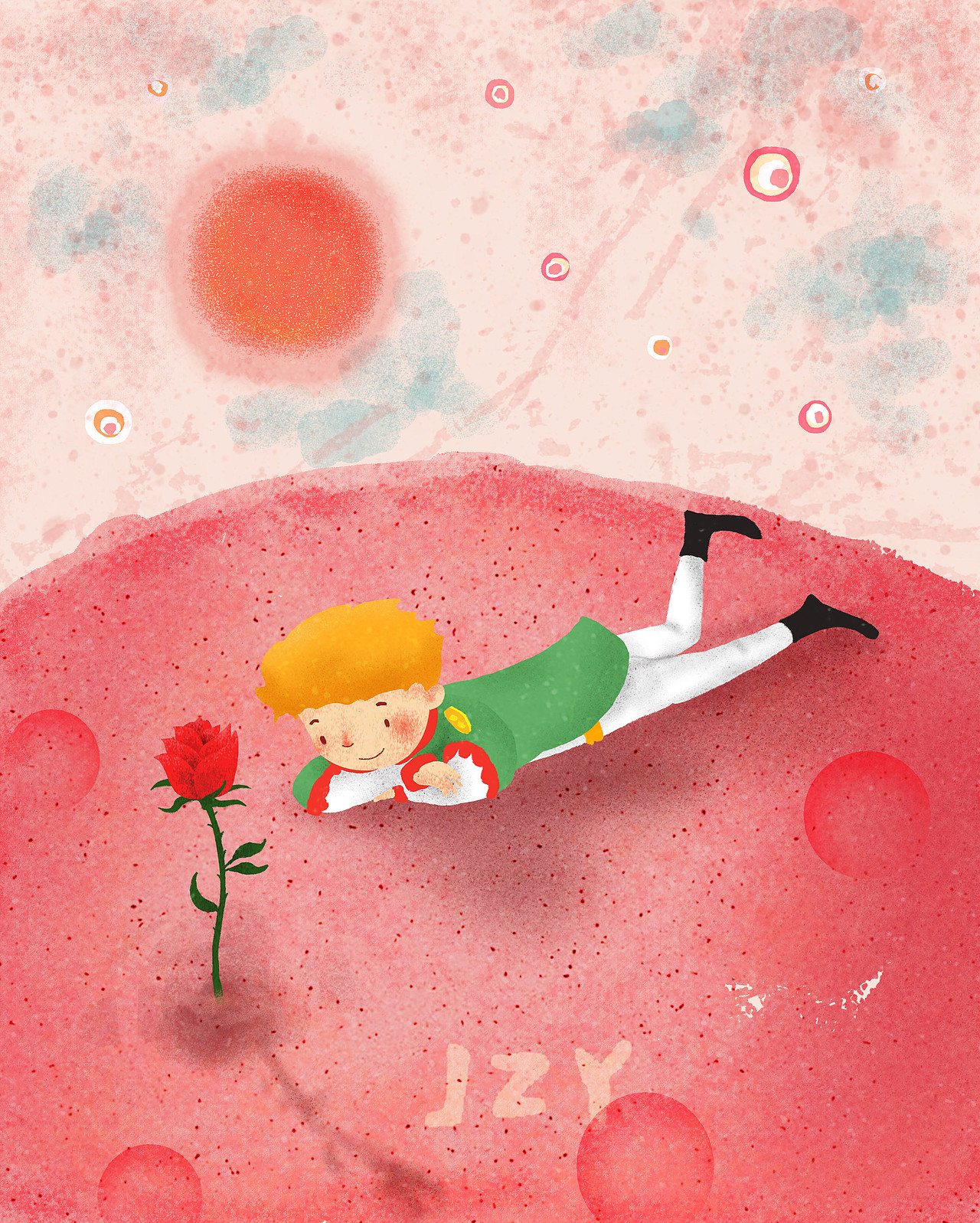 小王子（图ZODA5MDQxMjg=） - 商业插画 - 站酷设计师JZY09原创素材 - 站酷ZCOOL