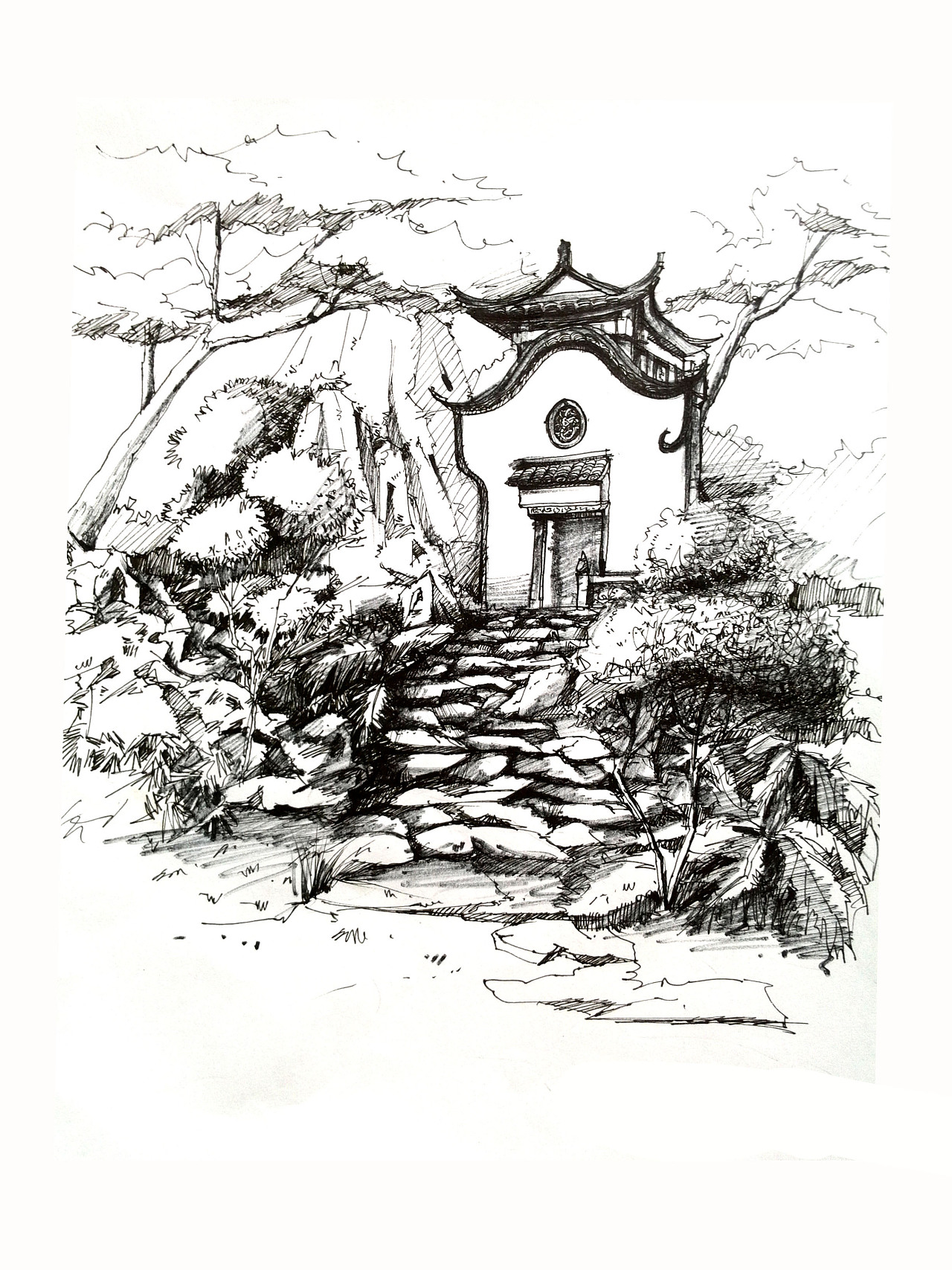 建筑风景速写 马克笔|纯艺术|绘画|Keiskei花园物语 - 原创作品 - 站酷 (ZCOOL)