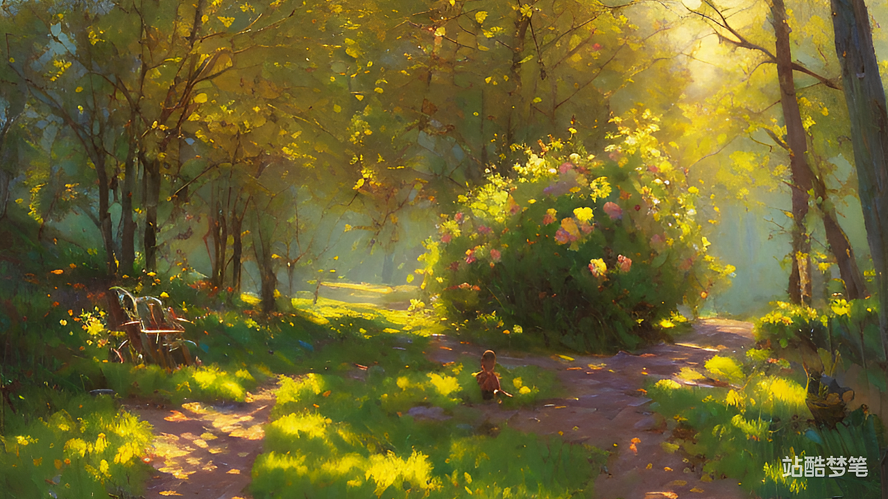 #站酷梦笔#春天，油画