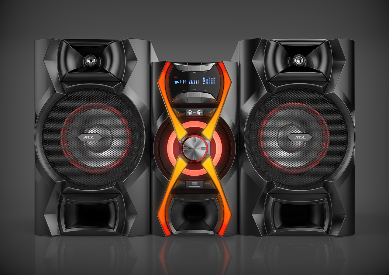 炫酷音响面板大杂烩|工业/产品|电子产品|gerry_lee - 原创作品