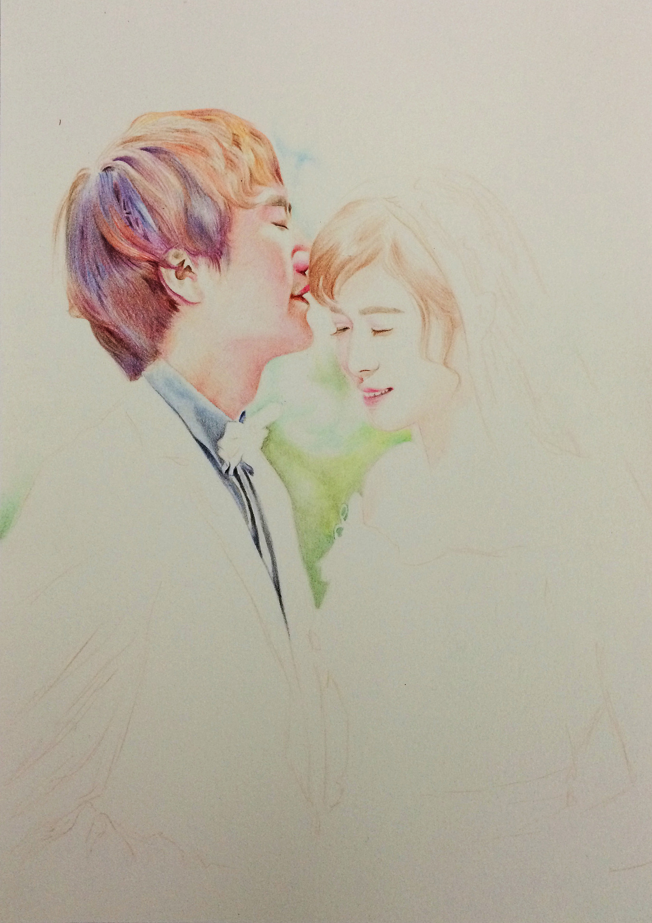 爱情|纯艺术|绘画|yehui89_原创作品-站酷zcool