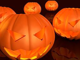 雕個萬圣節(jié)南瓜燈（C4D練習(xí)）