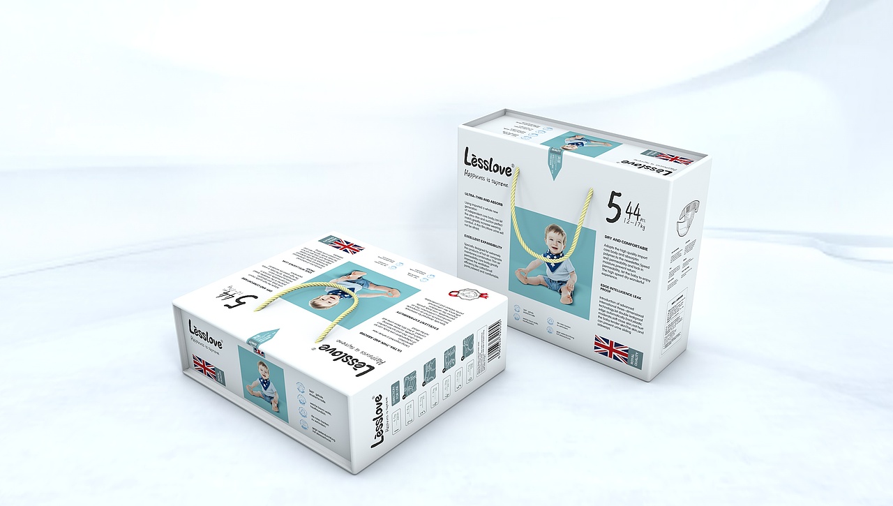 《LESS LOVE》纸尿裤包装设计——维高品牌策划案例