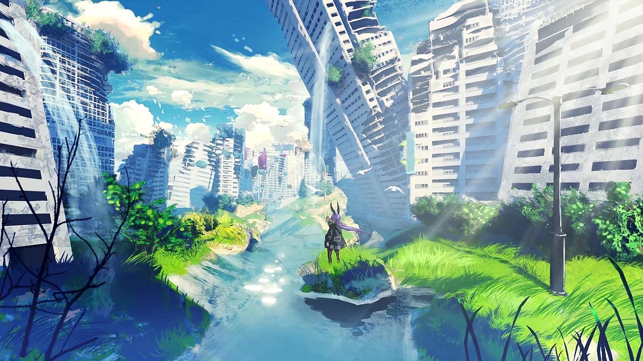 二次元场景练习（图ZMjQ0NDcwNjQw） - 创作习作 - 站酷设计师狸越原创素材 - 站酷ZCOOL