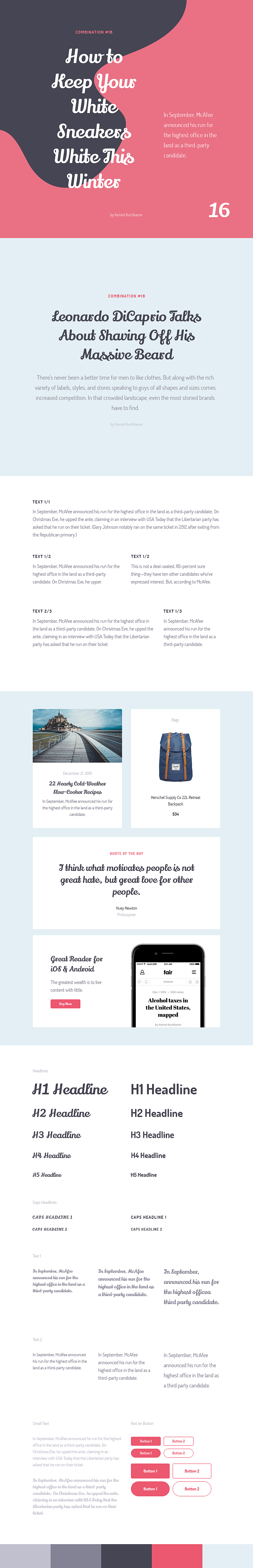 Font Combinations Kit   组合