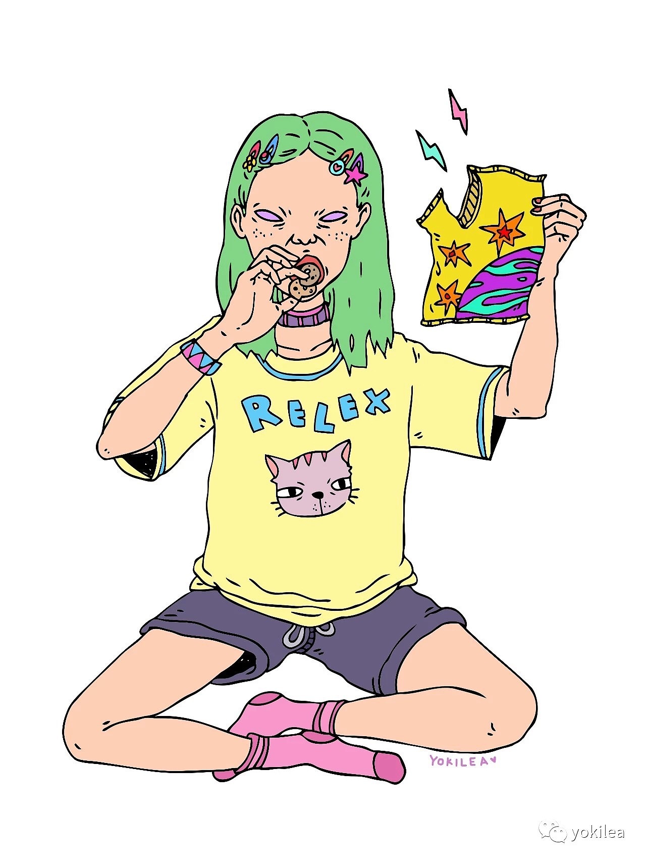 插画 | 这里 全都是 小姐姐 GIRL$