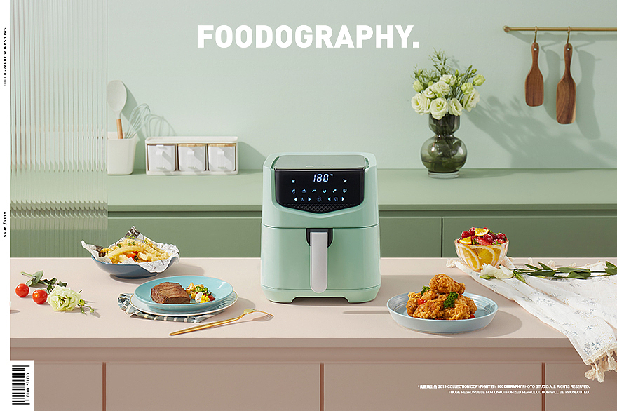 小家电摄影 | 悠伴空气炸锅 ✖ foodography