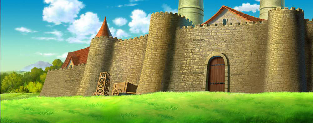 【场景 - 原画】城堡|插画|游戏原画|银雪胜苓洁 - 临摹作品 - 站酷