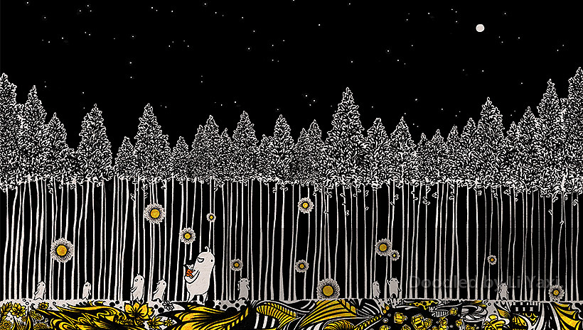 She Belongs To The Forest.（图ZNTQ2NTcxMzY=） - 其他 - 站酷设计师桃子Degas原创素材 - 站酷ZCOOL