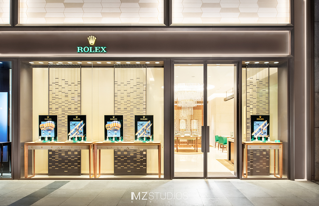 【品牌门店室内空间摄影】ROLEX·重庆纪念碑步行街门店