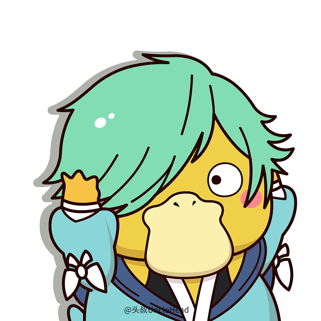 可达鸭系列头像王者荣耀篇